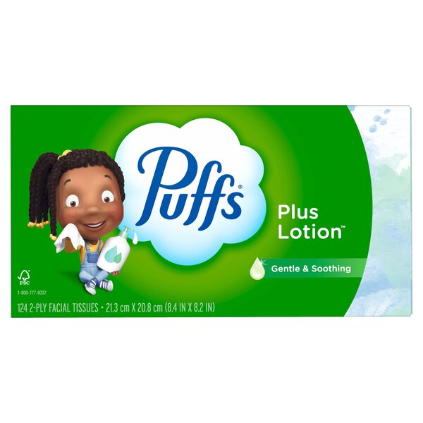 Puffs Plus Lotion Facial Tissues