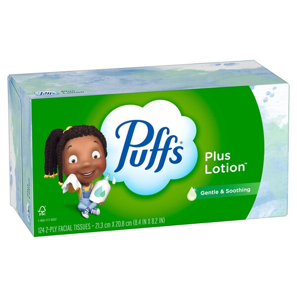 Puffs Plus Lotion Facial Tissues
