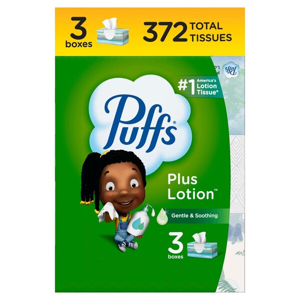 Puffs Plus Lotion Facial Tissues