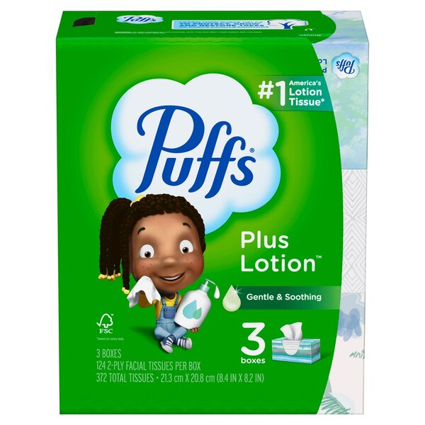 Puffs Plus Lotion Facial Tissues