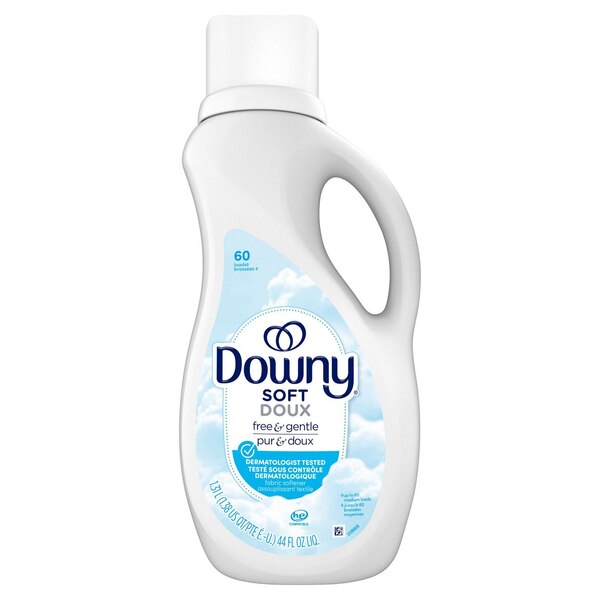 Downy Soft Liquid Fabric Softener, Free & Gentle, 44 oz