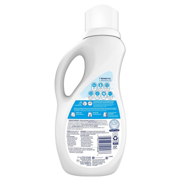 Downy Soft Liquid Fabric Softener, Free & Gentle, 44 oz