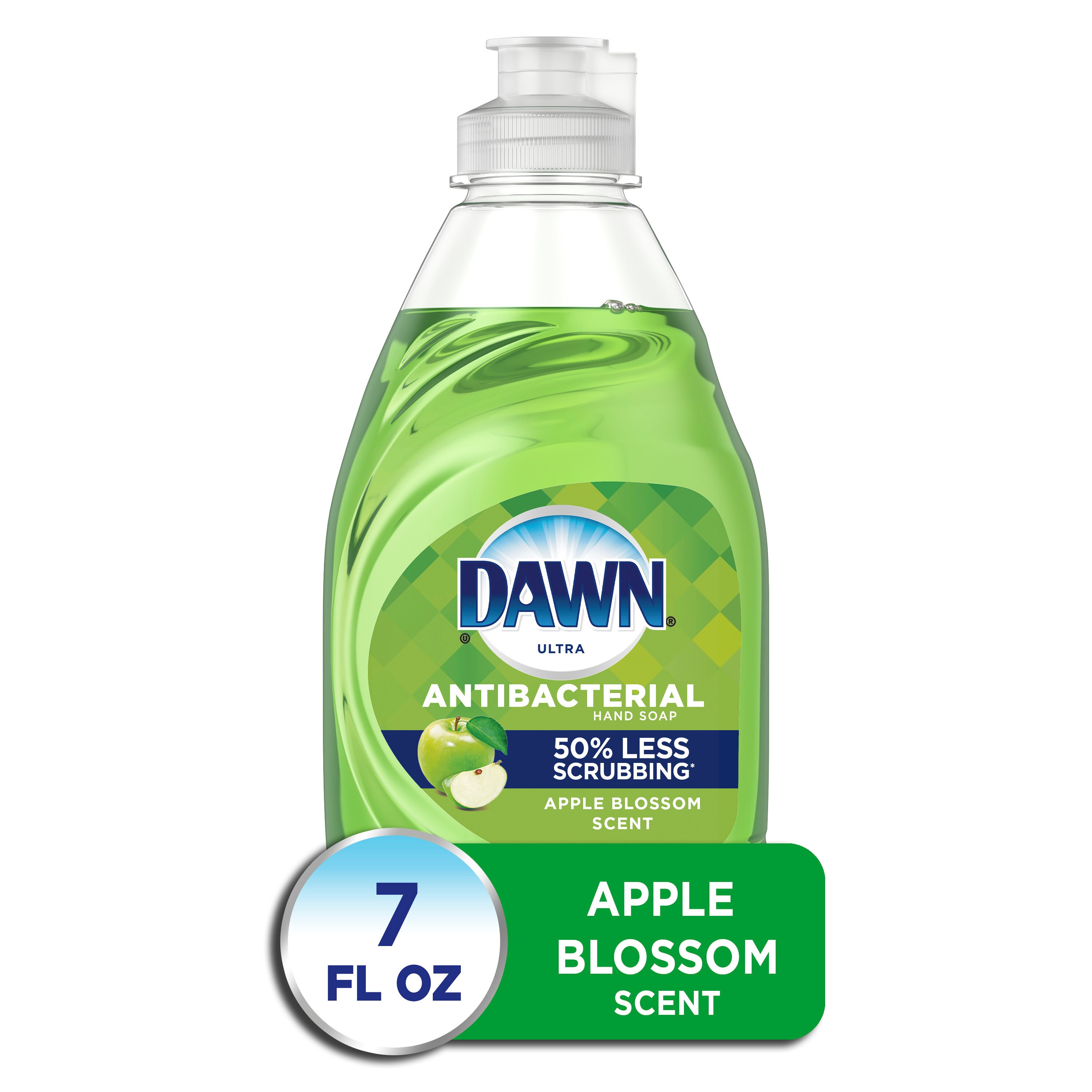 Dawn Ultra Antibacterial Dishwashing Liquid Dish Soap, Apple Blossom Scent