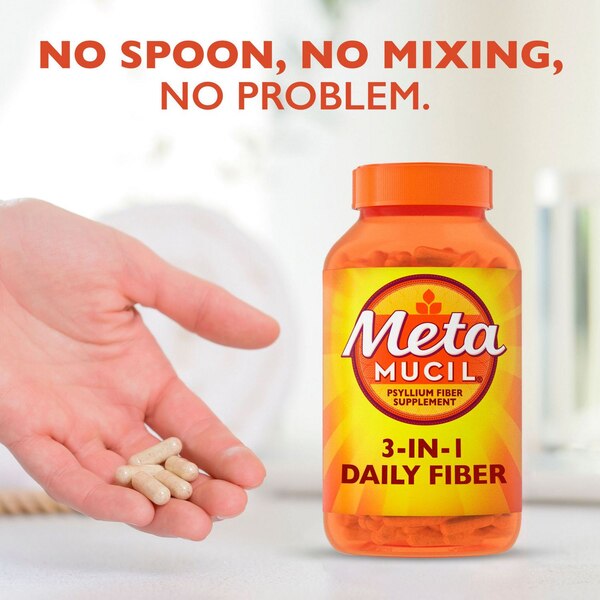 Metamucil 3-in-1 Fiber Multi-Health Capsules
