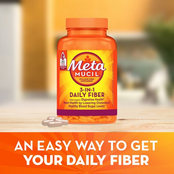 Metamucil 3-in-1 Fiber Multi-Health Capsules