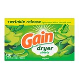 Gain Fabric Softener Dryer Sheets, Original Scent, 120 ct, thumbnail image