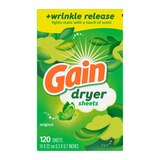 Gain Fabric Softener Dryer Sheets, Original Scent, 120 ct, thumbnail image