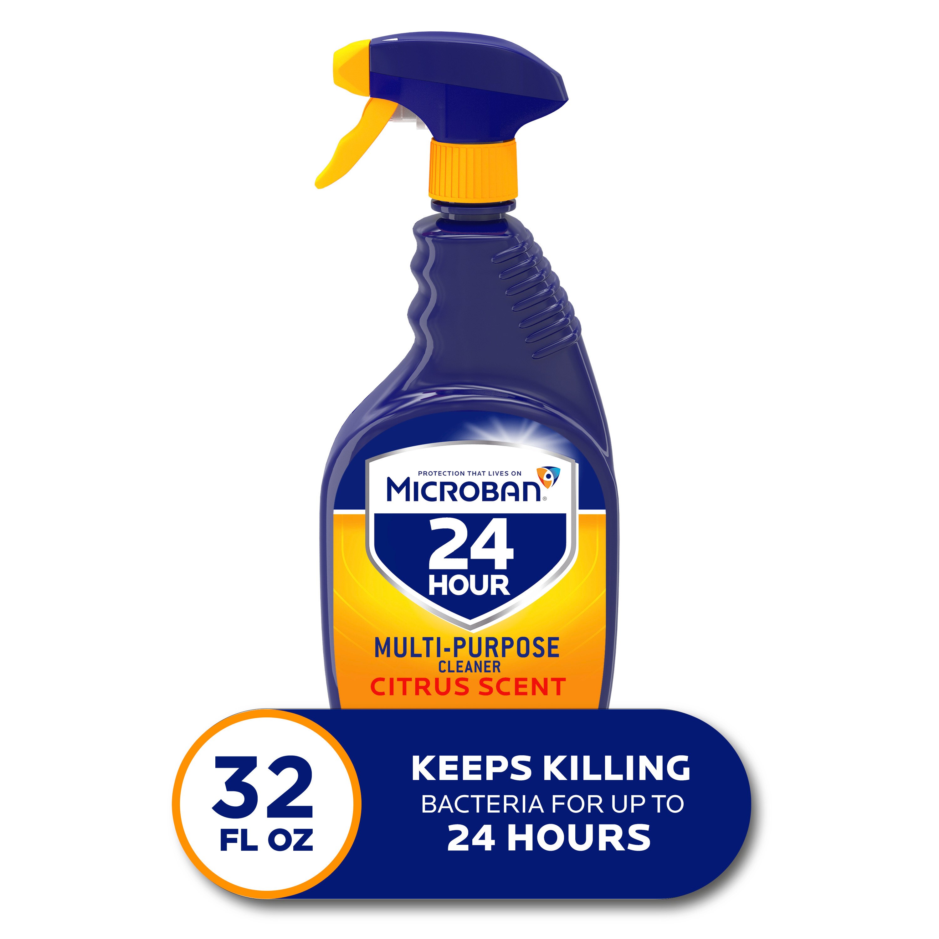 Microban 24 Hour Multi-Purpose Cleaner and Disinfectant Spray, 32 OZ