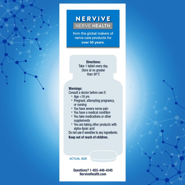 Nervive Nerve Health Tablets, 30 CT