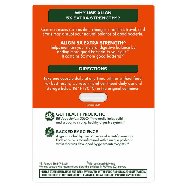 Align Extra Strength Probiotic, 21 CT