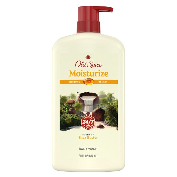 Old Spice Body Wash for Men, Moisturize with Shea Butter