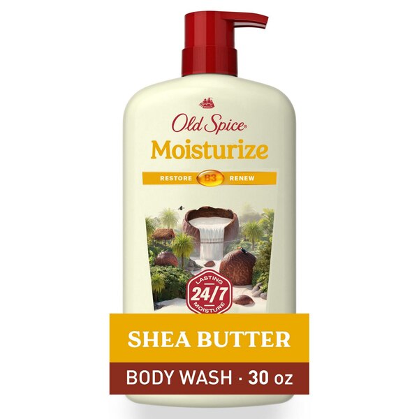 Old Spice Body Wash for Men, Moisturize with Shea Butter