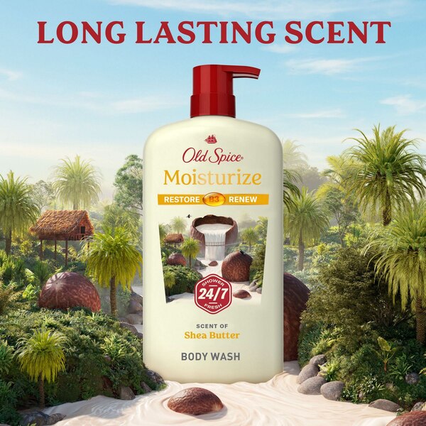 Old Spice Body Wash for Men, Moisturize with Shea Butter