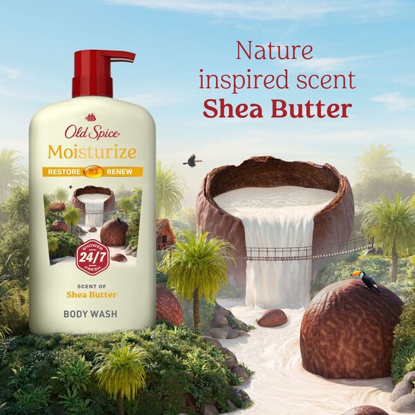 Old Spice Body Wash for Men, Moisturize with Shea Butter