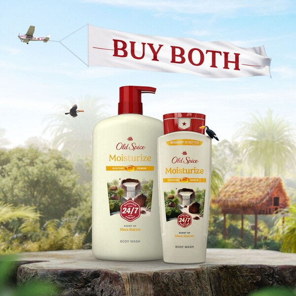 Old Spice Body Wash for Men, Moisturize with Shea Butter