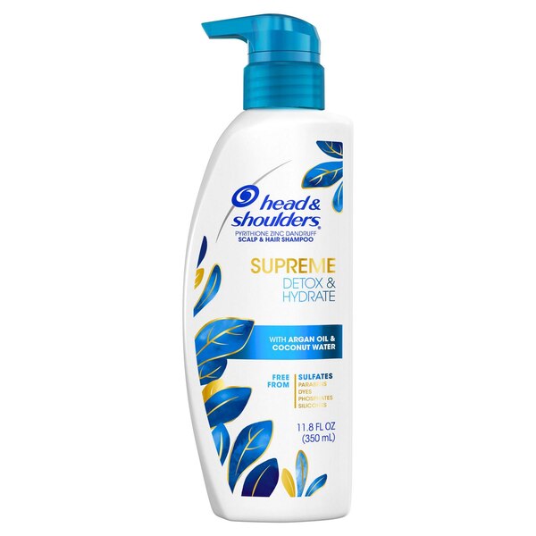 Head & Shoulders Supreme Detox & Hydrate Shampoo, 11.8 OZ