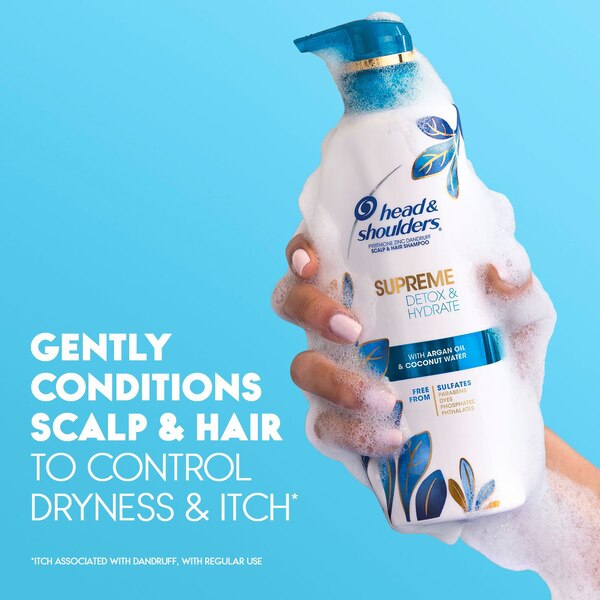 Head & Shoulders Supreme Detox & Hydrate Shampoo, 11.8 OZ