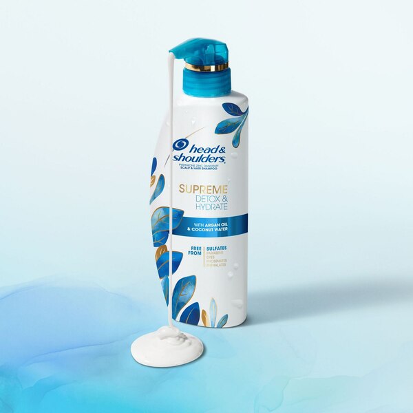 Head & Shoulders Supreme Detox & Hydrate Shampoo, 11.8 OZ