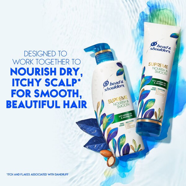 Head & Shoulders Supreme Nourish & Smooth Shampoo, 11.8 OZ