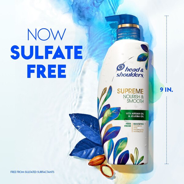 Head & Shoulders Supreme Nourish & Smooth Shampoo, 11.8 OZ