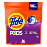 Tide PODS Laundry Detergent Pacs, Spring Meadow, 16ct, thumbnail image 2 of 3