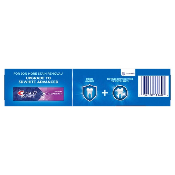 Crest Baking Soda and Peroxide Whitening Fluoride Toothpaste with Tartar Protection, Fresh Mint, 5.7 OZ