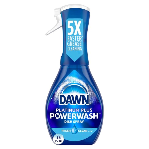 Dawn Platinum Powerwash Dish Spray, Dish Soap, Fresh Scent, 16oz