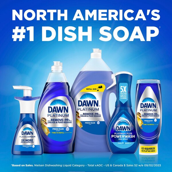 Dawn Platinum Powerwash Dish Spray, Dish Soap, Fresh Scent, 16oz