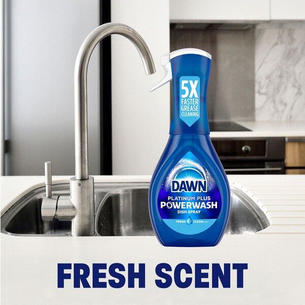 Dawn Platinum Powerwash Dish Spray, Dish Soap, Fresh Scent, 16oz