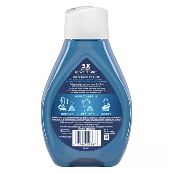 Dawn Platinum Plus Powerwash Dish Spray Refill, Apple Scent, 16.7 OZ
