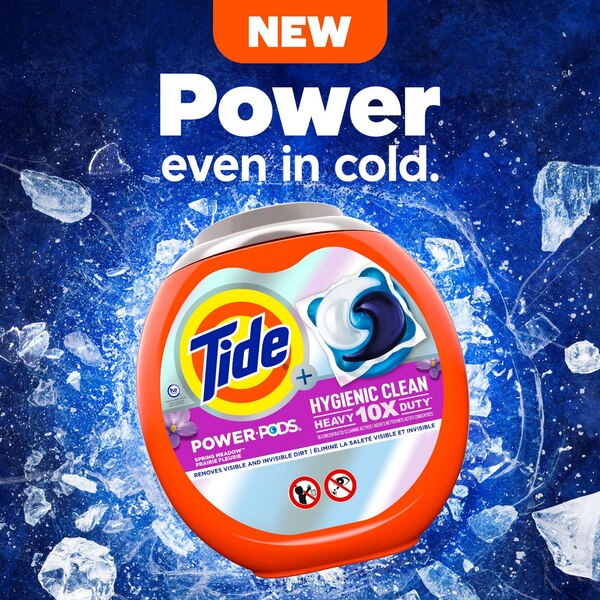 Tide + Power PODS Laundry Detergent Pacs, Spring Meadow, 25 ct