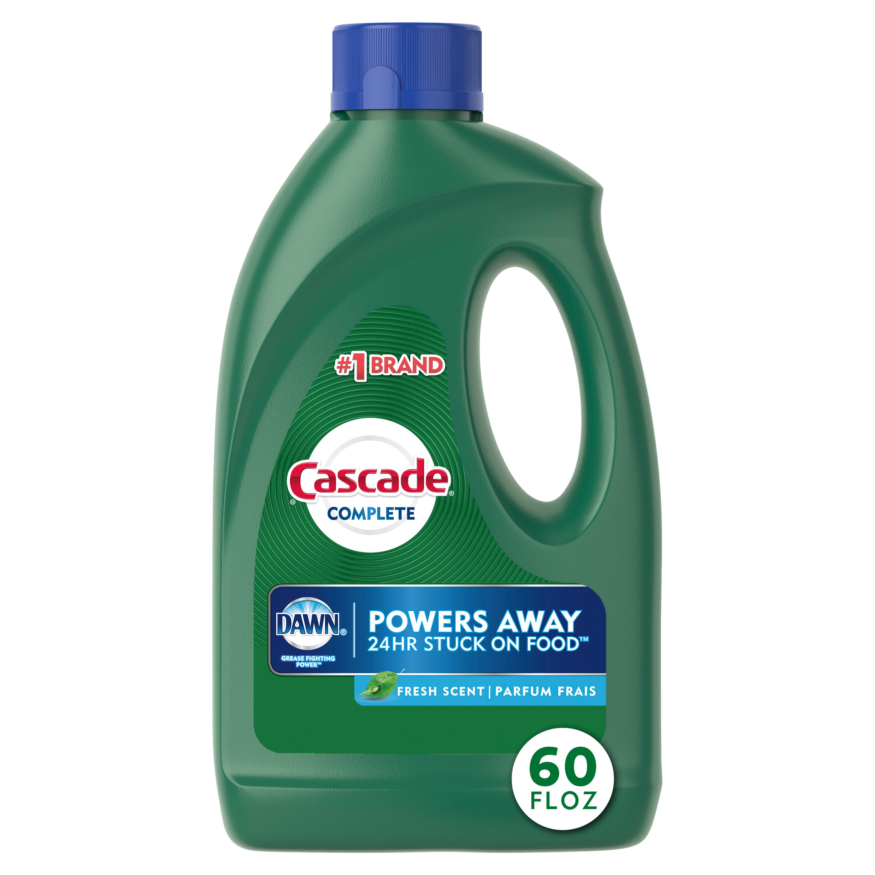 Cascade Complete Gel - Detergente para lavavajillas, Fresh, 45 oz