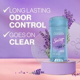 Secret 48-Hour Clear Gel Antiperspirant & Deodorant Stick, Lavender, 2.6 OZ, 2 Pack, thumbnail image