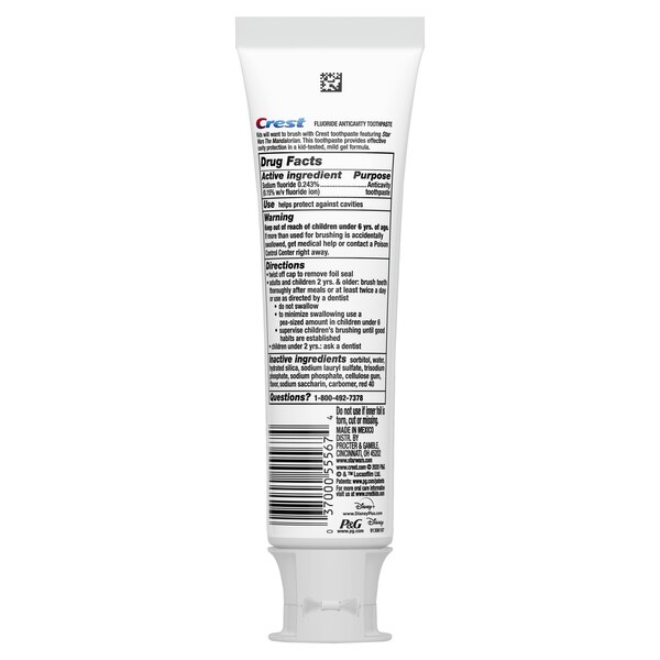 Crest Kid's Toothpaste, featuring STAR WARS, Strawberry Flavor, 4.2 oz