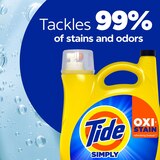 Tide Simply Oxi + Stain HE Liquid Laundry Detergent, Refreshing Breeze, 94 Loads, 137 oz, thumbnail image