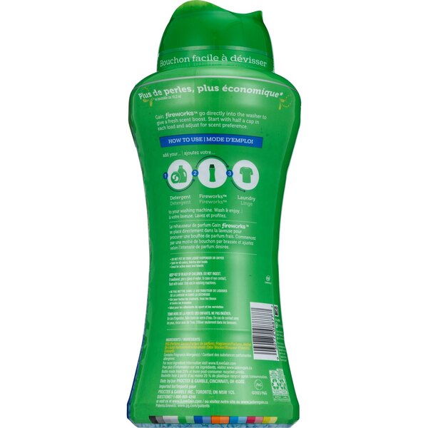 Gain Fireworks In-Wash Scent Booster Beads, Original, 26.5 OZ