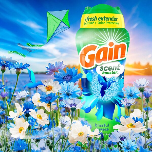 Gain In-Wash Scent Booster Beads, Blissful Breeze Scent, 24 oz