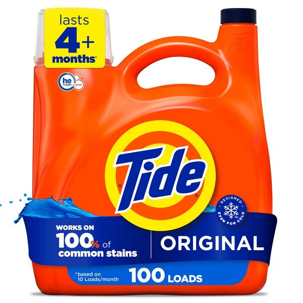 Tide Original HE Liquid Laundry Detergent, Original Scent, 151 oz