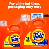 Tide Original HE Liquid Laundry Detergent, Original Scent, 151 oz, thumbnail image