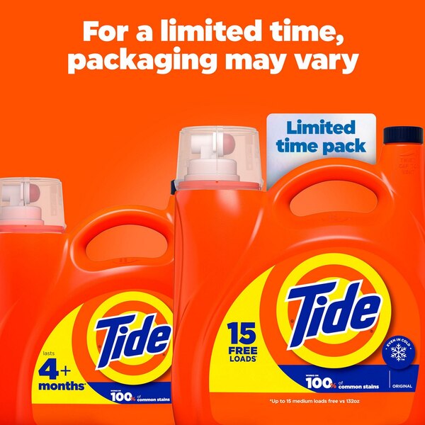 Tide Original HE Liquid Laundry Detergent, Original Scent, 151 oz