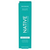 Native Fluoride Anticavity Whitening Toothpaste, Wild Mint and Peppermint Oil, 4.1 OZ, thumbnail image