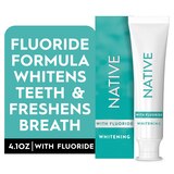 Native Fluoride Anticavity Whitening Toothpaste, Wild Mint and Peppermint Oil, 4.1 OZ, thumbnail image