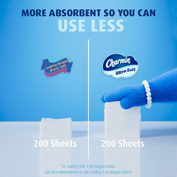 Charmin Ultra Soft Toilet Paper 4 Mega Rolls