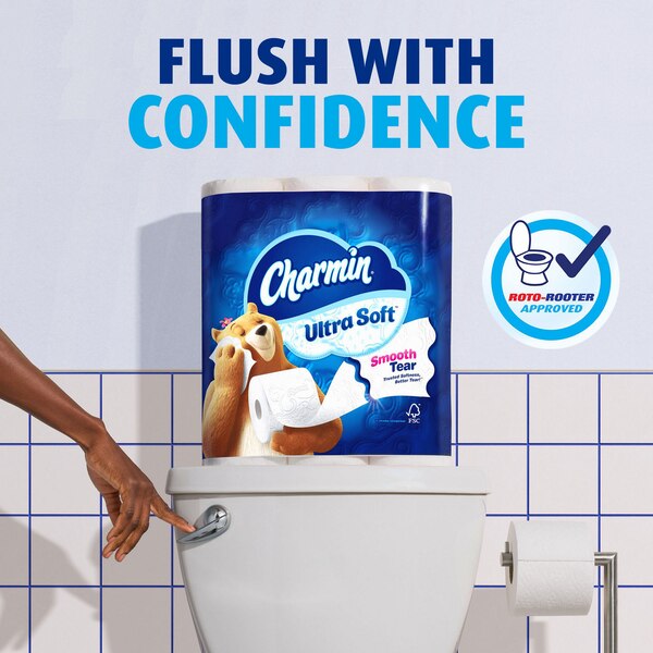 Charmin Ultra Soft Toilet Paper 4 Mega Rolls