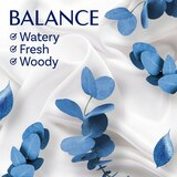 Downy Infusions Balance Liquid Fabric Conditioner, Crisp Rain & Blue Eucalyptus, 32 fl oz, thumbnail image 5 of 5