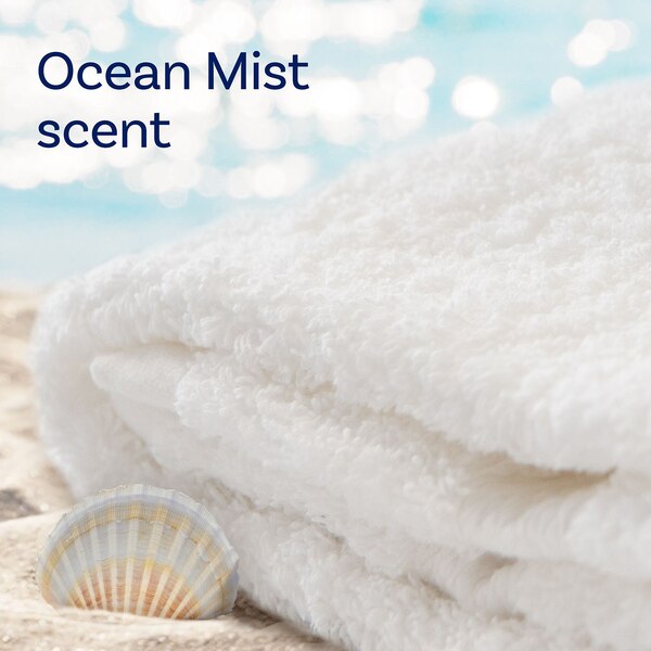 Downy Light Mega Dryer Sheets, Ocean Mist, 80 Count