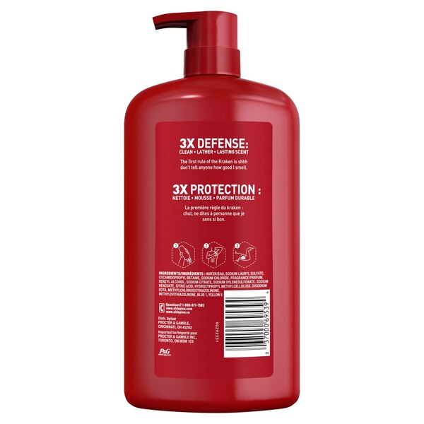 Old Spice Wild Collection Body Wash, Krakengard