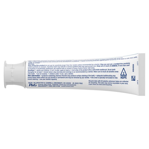 Crest Pro-Health Whitening Fluoride Toothpaste for Anticavity, Antigingivitis, and Sensitive Teeth