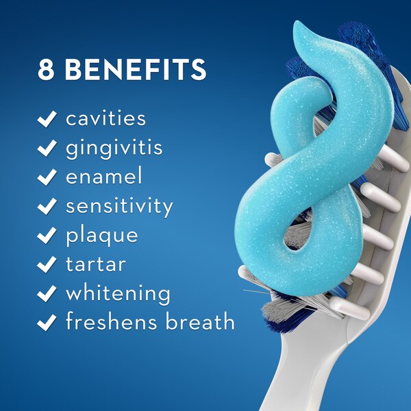 Crest Pro-Health Whitening Fluoride Toothpaste for Anticavity, Antigingivitis, and Sensitive Teeth