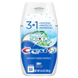 Crest Complete Plus Scope 3-in-1 Anticavity Fluoride Liquid Gel Toothpaste, Minty Fresh, 4.6 OZ, thumbnail image